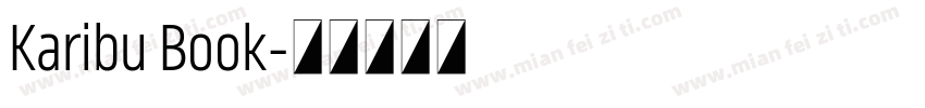 Karibu Book字体转换